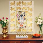 Shrinathji Pichwai Painting with Sacred Cows Nathdwara Style - Image 7
