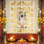 Shrinathji Pichwai Painting with Sacred Cows Nathdwara Style - Image 6